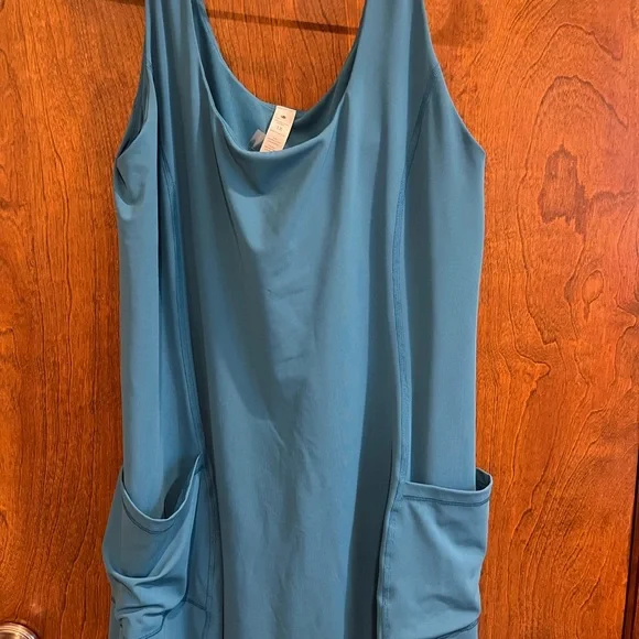 Yogalicious Teal Bra Dress - Picture 1 of 3